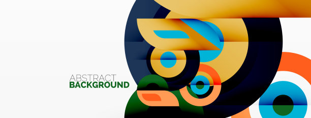 抽象圆形背景极简图片下载