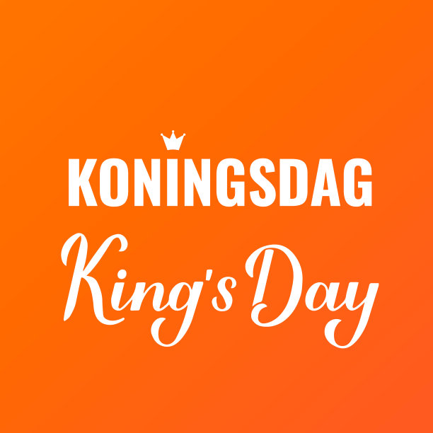 Kingâ“书法日”手写体。荷兰的国庆日是4月27日。矢量模板印刷海报，横幅，传单等图片下载