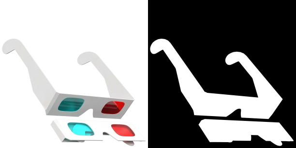 浮雕纸眼镜图片下载