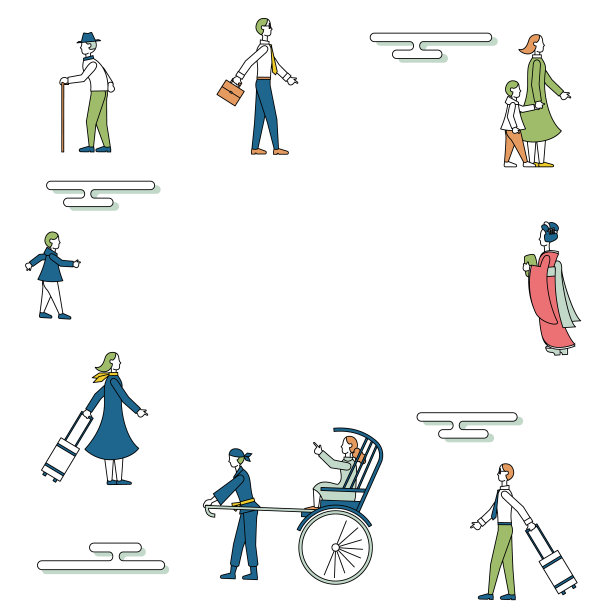 一个喜欢观光的随意的人图片下载