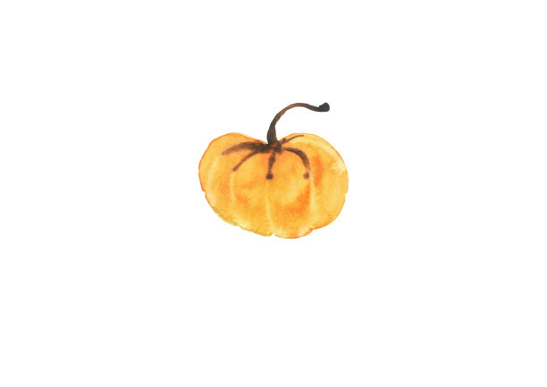 水彩的南瓜图片下载