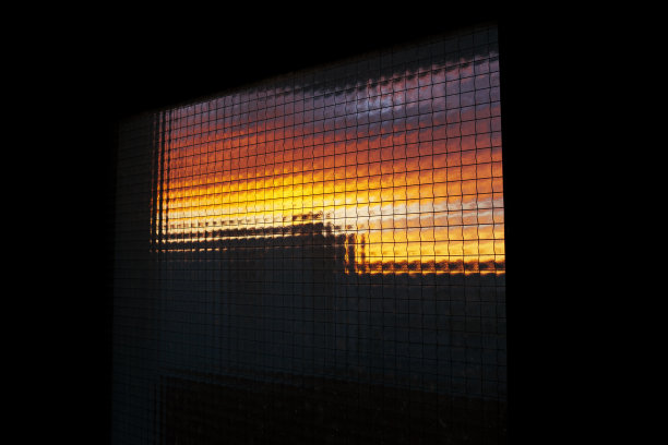 日落玻璃图片下载