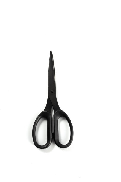 剪刀在白色背景板图片下载