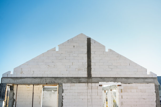 新房子的建造。建筑工地的概念。图片下载