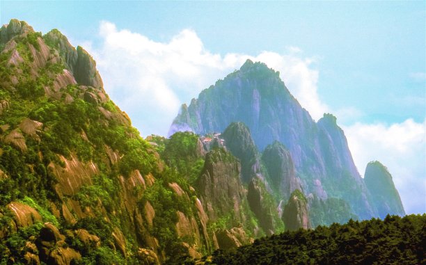 中国黄山世界地质公园图片下载