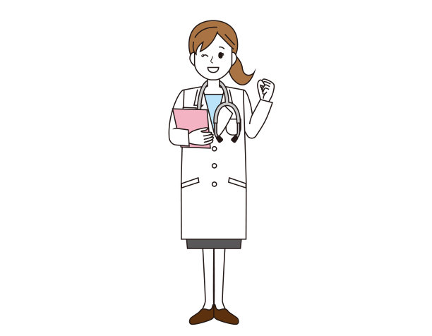 女医生。卫生保健工作者。一个例证。图片下载