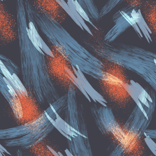 抽象时髦的几何无缝图案，线条、笔触、划痕、涂鸦和喷漆斑点。街头风格的背景。时尚的表面设计。运动服装时尚打印。图片下载