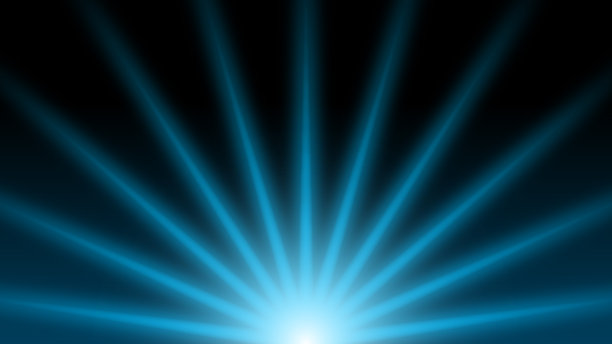 径向霓虹色线的背景。图片下载