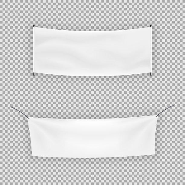 用于广告的旗帜、布条、招牌图片下载