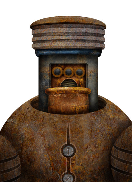 生锈的机器人04图片下载