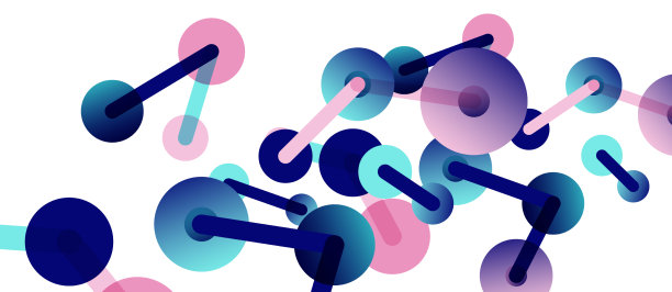 线点连接几何抽象图片下载