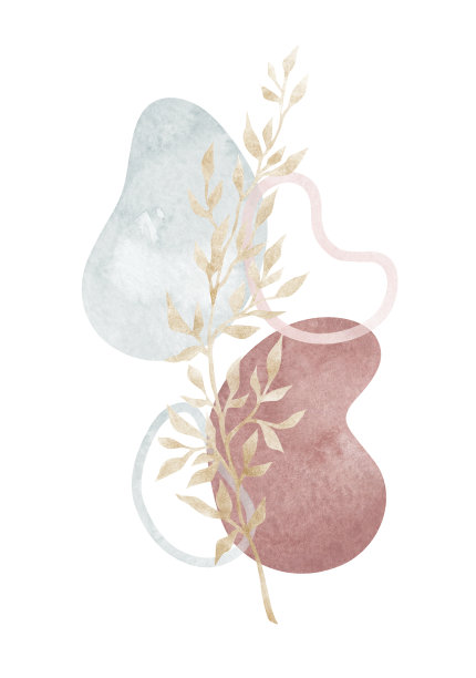 水彩文摘图片下载