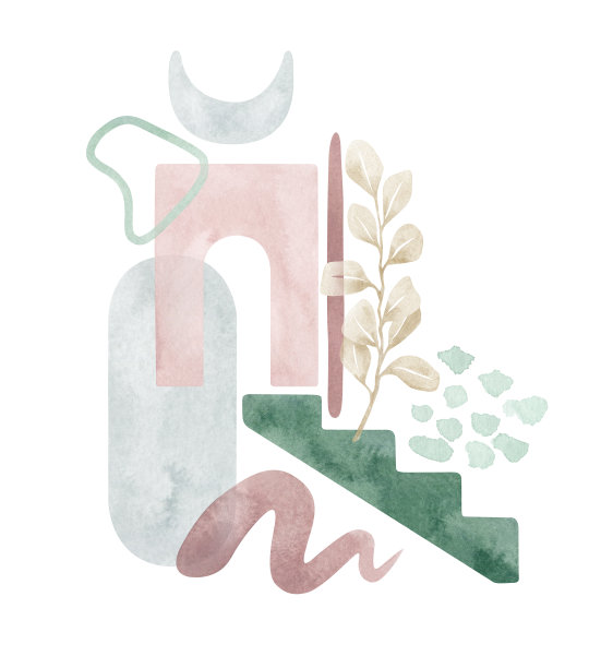 水彩文摘图片下载