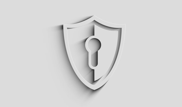 网络安全和数字网络保护符号概念3d插图图片下载