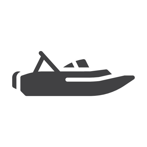 渔船矢量图标图片下载