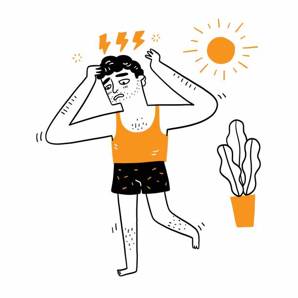 男人有睡眠问题，有先天性疾病，失眠，早上精神不佳。图片下载