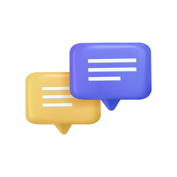 3D聊天泡泡谈话图标设计，孤立在白色背景上。群组聊天图标。矢量插图。四组3D。图片下载