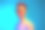 工作室拍摄的年轻的情绪男子，学生在蓝色的工作室背景摆孤立的眼镜。行动、体育、时尚图片下载