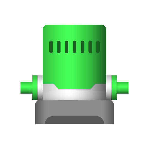 水泵缸形矢量插图设计。图片下载