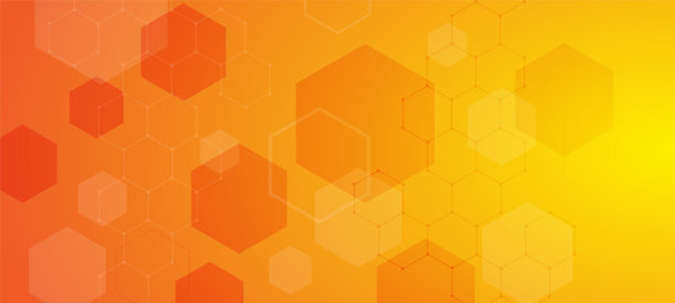 现代六角形医学背景设计。几何抽象背景与六边形。蜂窝状，科技载体图片下载