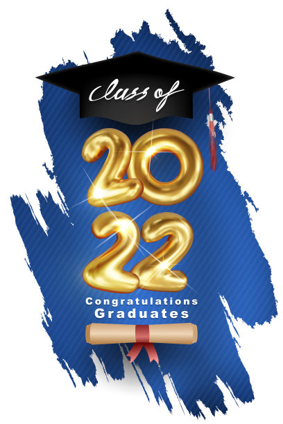 毕业2022矢量文本3D设计金，祝贺活动，t恤，派对，高中或大学毕业生。为问候、邀请卡而写的信件图片下载