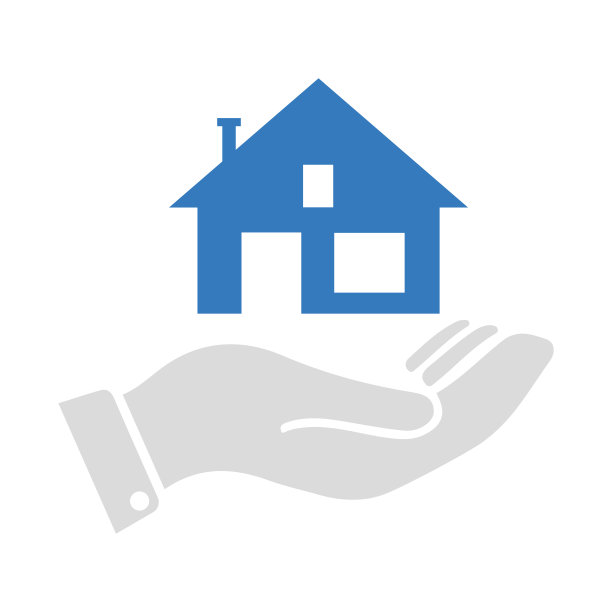 手，房子，保险图标图片下载