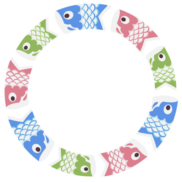 鲤鱼横幅框架图片下载