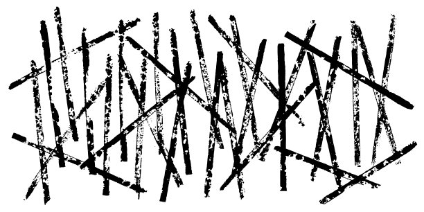 垃圾背景与笔触插图。图片下载