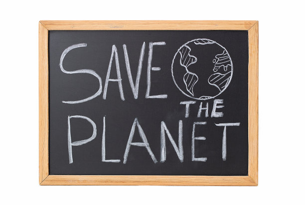 带有拯救地球概念的海报图片下载