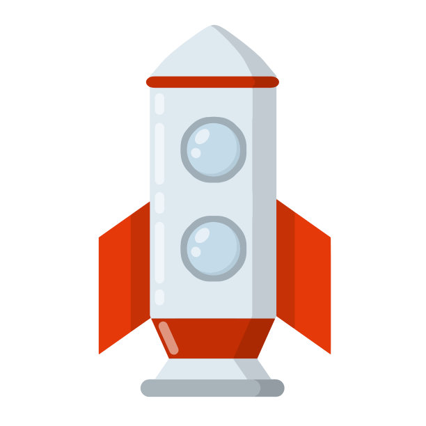 带舷窗的火箭飞船图片下载