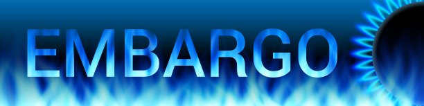 禁运信件与气体火焰矢量eps10图片下载