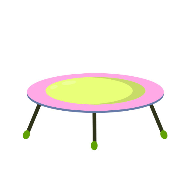 蹦床用于跳跃的运动器材图片下载