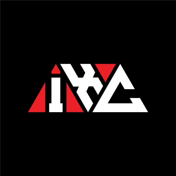 Ixc三角形字母logo设计采用三角形图片下载