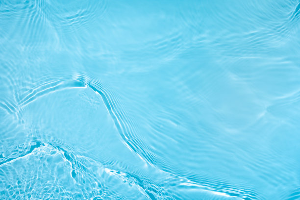 透明的蓝色清澈的平静波浪水面纹理图片下载