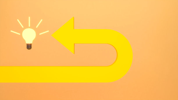 从不同的角度考虑工作。逆向思考，逆向思考，3d渲染图片下载