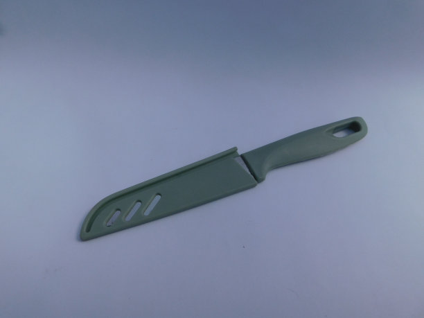 水果刀和鞘，孤立在白色背景上图片下载