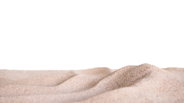 桩沙孤立在白色背景。图片下载