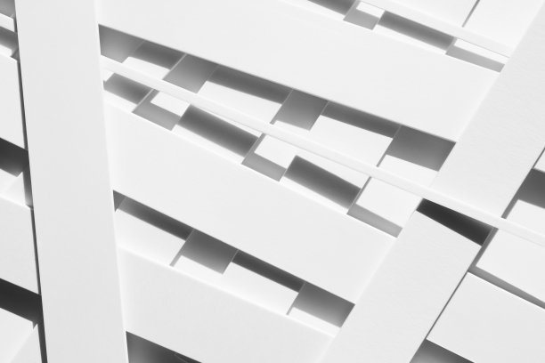 白色背景，几何构图抽象图片下载