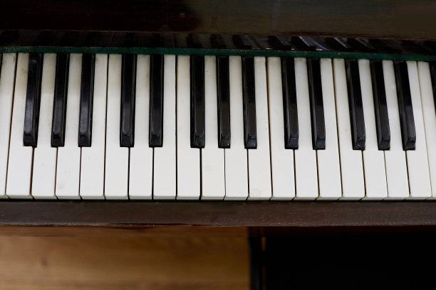 钢琴琴键的特写照片图片下载