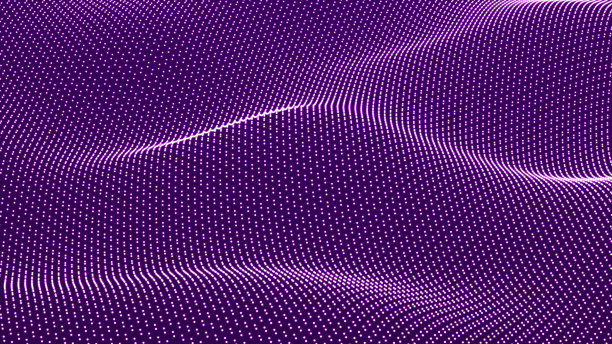 技术背景。蜂窝概念。大数据。六边形空间，由点和线相连。3 d图片下载