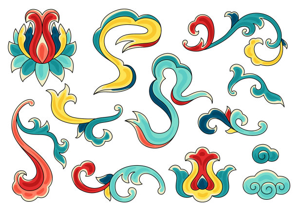 中国传统的东方陶瓷饰品图片下载