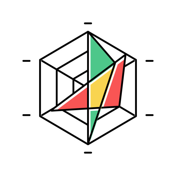 蜘蛛图表彩色图标矢量插图图片下载