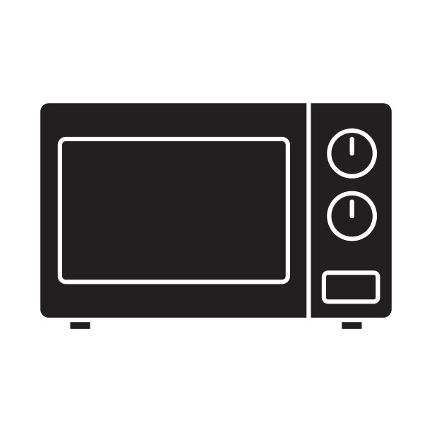 微波图标矢量图形设计，标志，网站，社交媒体，移动应用程序，UI插图图片下载