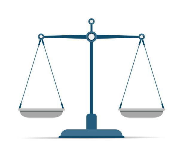 平面风格的缩放图标。天秤座，平衡星座。矢量设计元素为您的项目在白色背景图片下载