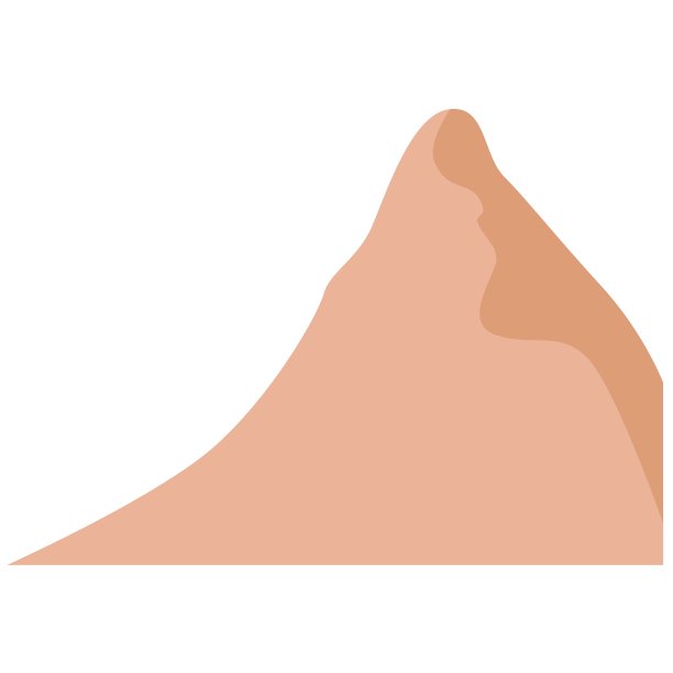 沙漠沙丘，设计元素，标志图片下载