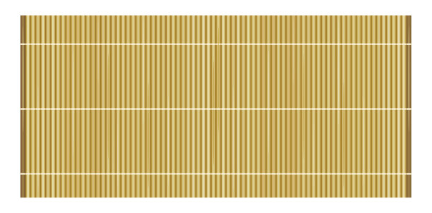竹制桌垫，俯视图。传统的日本厨房餐巾。图片下载