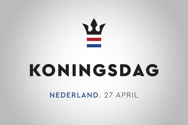 荷兰的Fijne Koningsdag报道。荷兰国庆日或国王节快乐。图片下载