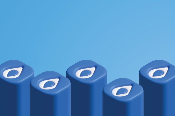 掉落形状3d概念设计。蓝色背景。库存图片图片下载