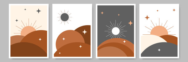 现代极简主义抽象美学波希米亚图片下载