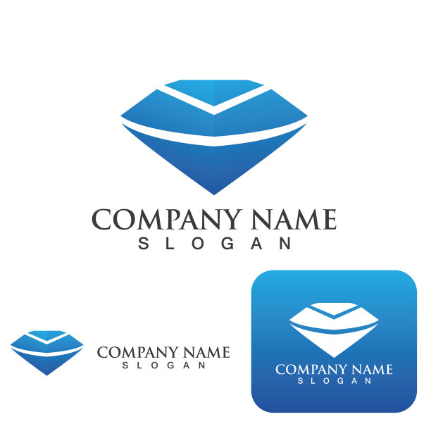 钻石标志模板图片下载